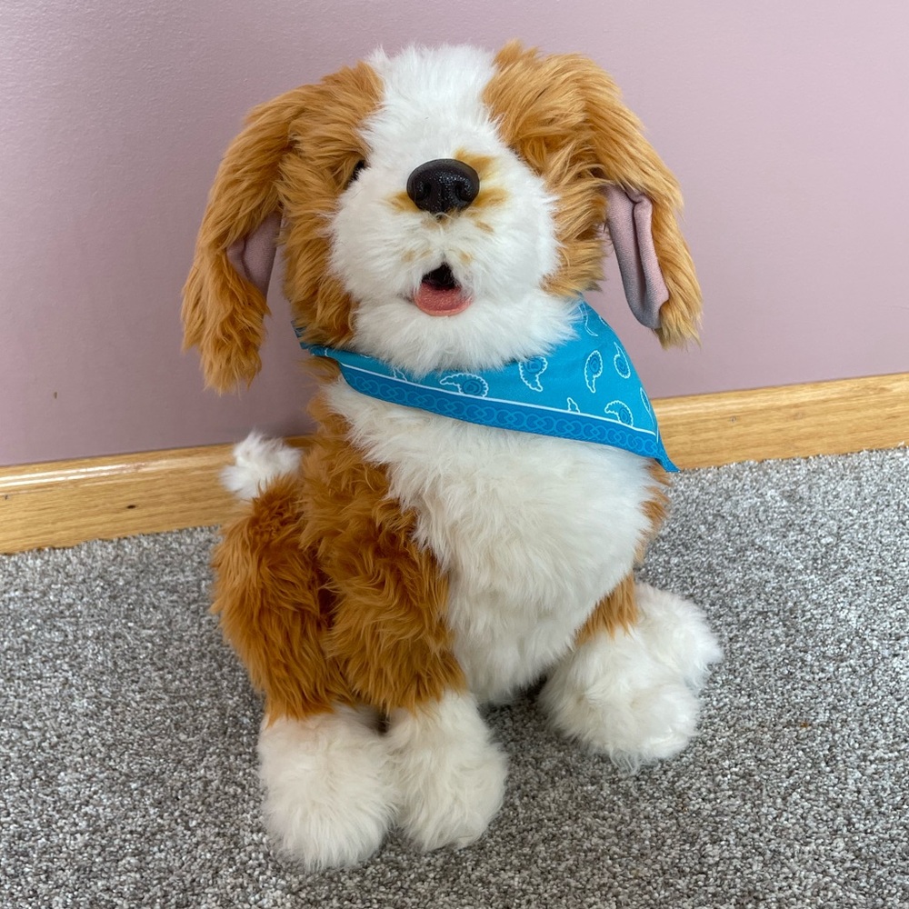 Hasbro Ageless Innovations Joy For All Companion Pet Brown & White Dog Works!